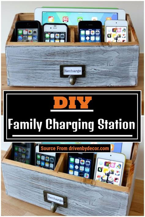 20 Easy Diy Charging Station Ideas Diyscraftsy