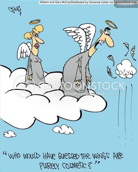 Angels Wings Cartoons And Comics Funny Pictures From Cartoonstock