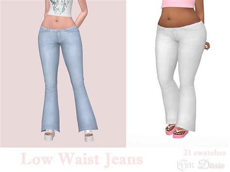 Sims 4 Low Rise Jeans Cc Maxis Match Alpha Fandomspot