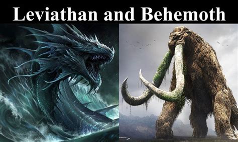 Leviathan And Behemoth Beasts Of The Bible