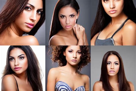 Latina Model Face High Quality Studio Lighting Stable Diffusion