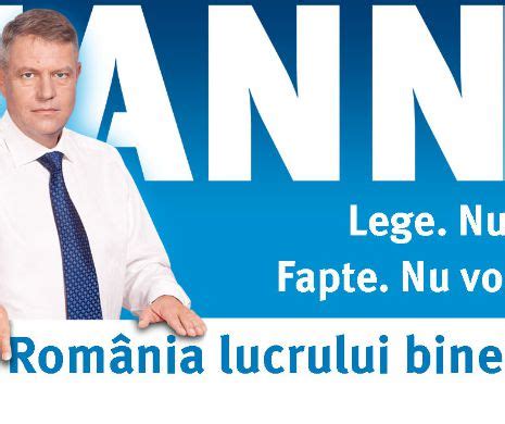 Alegeri prezidentiale 2014 Proiectul de țară a lui Klaus Iohannis