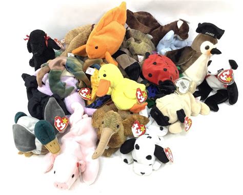 Lot 29 Ty Beanie Babies And 9 Teenie Beanies