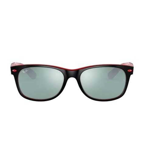 Ray Ban Black X Scuderia Ferrari Wayfarer Sunglasses Harrods Uk