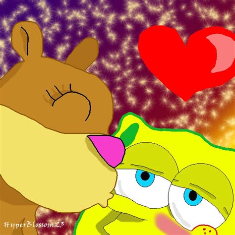 Sandy And Spongebob In Love By Hyperblossom23 On Deviantart