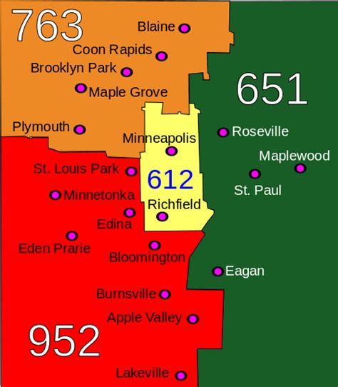 Information About Tcareacodespng On Area Codes Twin Cities Localwiki
