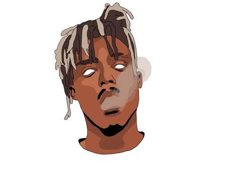 Draw rappers as cartoons blueface juice wrld rich the kid. Black And White Juice Wrld Drawing Easy