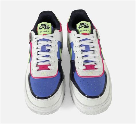 Browse our nike air force 1 shadow collection for the very best in custom shoes, sneakers, apparel, and accessories by independent artists. Nike Air Force 1 Shadow White Barely Volt Sapphire Fire ...