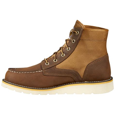 Check spelling or type a new query. Carhartt Brown 6-Inch Fabric Panel Moc Toe Wedge Boot