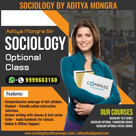 Sociology Optional Online Classes For Civil Service Examination In