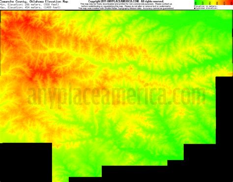 Free Comanche County Oklahoma Topo Maps And Elevations