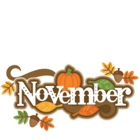 Download High Quality November Clipart Preschool Transparent Png Images