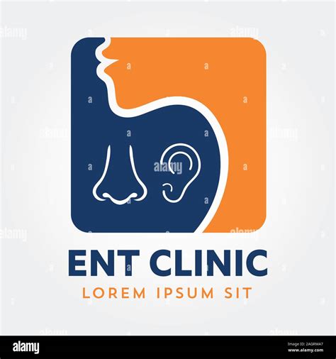Ent Logo Head For Ear Nose Throat Doctor Specialists Logo Concept