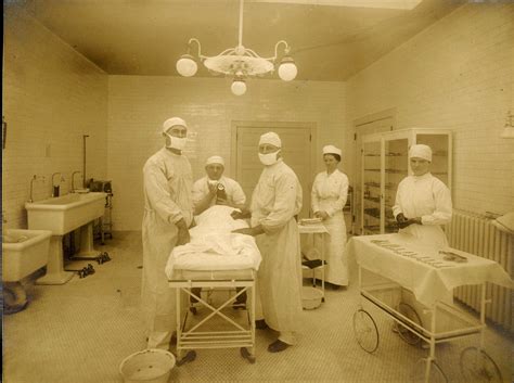 In The Operating Room Medical Photography Vintage Medical