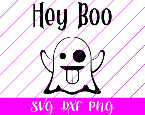 Hey Boo Ghost Emoji Svg Free Hey Boo Ghost Emoji Svg Download Svg Art