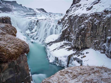 Download Wallpaper Gullfoss Waterfall In Iceland 1600x1200