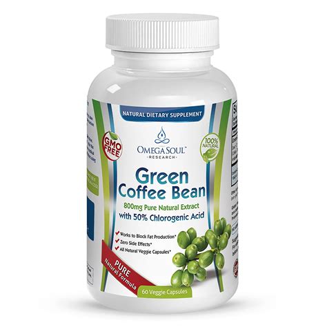Buy Pure Green Coffee Bean Extract With 50 Cga 800 Mgcapsule 1600