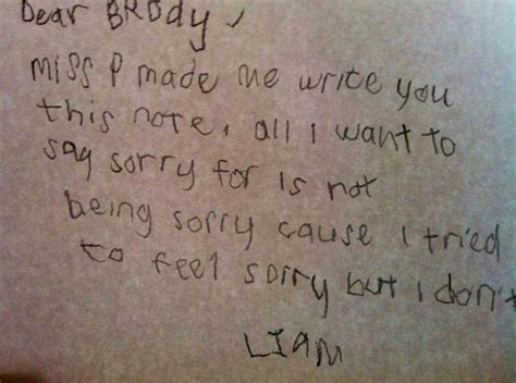 Apology letter to mom for when you said something very hurtful to her: Funny Apology Notes That Are Worthy Of Forgiveness