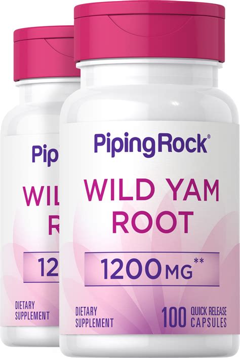 Wild Yam Supplements Wild Yam Root Extract Benefits Pipingrock Health Products