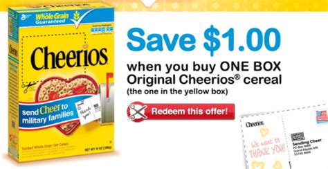 Free Printable Cheerios Coupons
