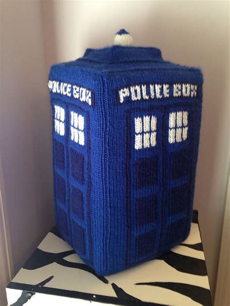 Plush Tardis Crochet Tardis Crochet Cozy Knitting Yarn