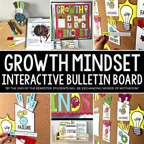 Set Up A Growth Mindset Bulletin Board In Your Classroom Using Your Own Vrogue