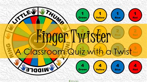 Finger Twister A Classroom Quiz With A Twist Finger Twister