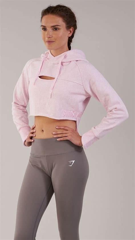 Fresh Workout Style The Cropped Raw Edge Comes Complete With A Beautifully Embroidered Gymshark