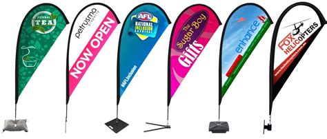 Teardrop Banner And Types Of Teardrop Banner Shop Your Flags