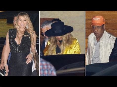 Singer mariah carey has had a troubled relationship with her older sister, alison — who's suing her — for years. Mariah Carey Dining With Pregnant Beyonce And Jay Z? - YouTube