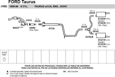 2005 Ford Taurus Exhaust System Diagram Free Diagram For Student