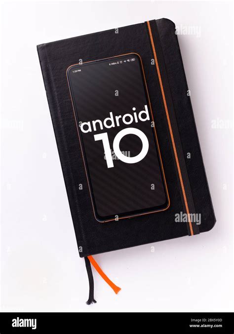Phone With Android 10 Q Logo Which Is The Newest Operating System Of