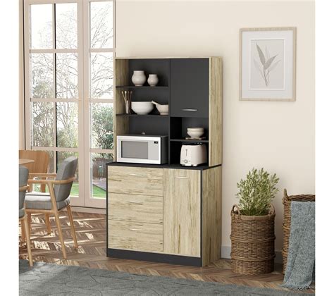 Armoire De Cuisine Multi Rangements 90l X 39l X 169h Cm Buffet De