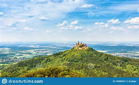 Landscape With Hohenzollern Castle Germany This