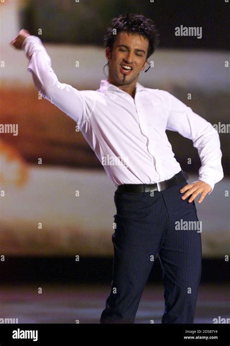 turkish singer tarkan performs during the 1999 world music awards ceremony in monte carlo may 5