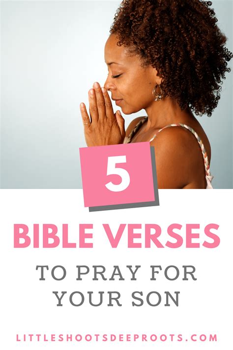 Praying Woman 5 Bible Verses To Pray For Your Son Prayer For Your Son