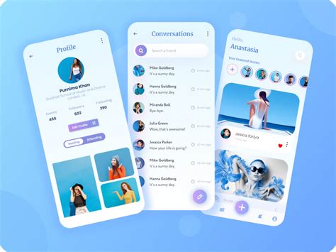 Snapchat App Redesign Ui Kit Free Figma Resource Figma Elements
