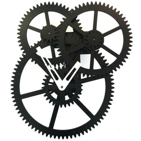 楽天市場 Kikkerland Design Triple Gear Wall Clock Cl59 価格比較 商品価格ナビ