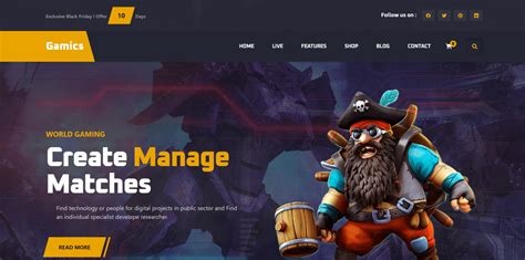 Reactjs Free Gaming Ecommerce Blog Template Therichpost
