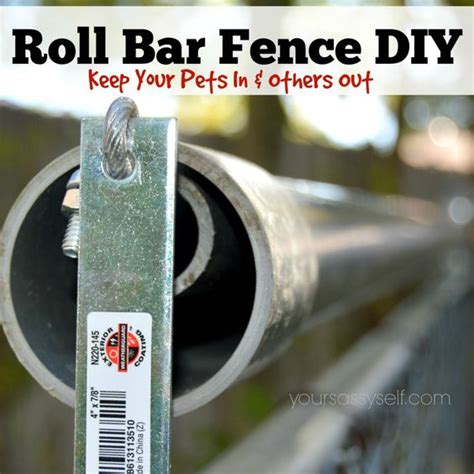 Roll Bar Fence Diy Diy Coyote Rollers Keep Your Pets In And Others Out