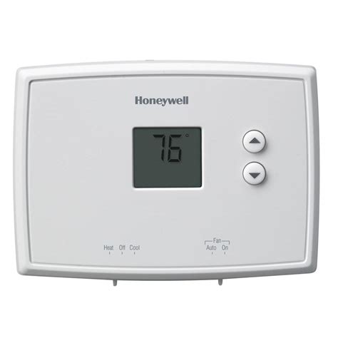 Heat pump 1 match each labeled wire with same letter on new thermostat. Honeywell Digital Non-Programmable Thermostat-RTH111B - The Home Depot