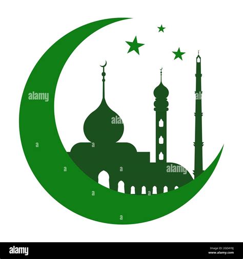 Islamic Mosque Logo For Pray Mubarak Ramadan Muslim And Company Logo