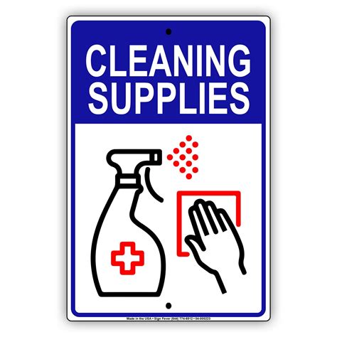 Cleaning Supplies Household General Safety Precaution Indoor Outdoor