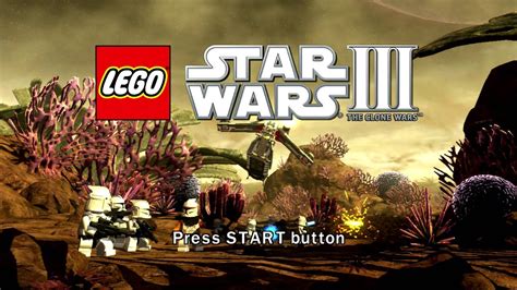 Lego Star Wars Iii The Clone Wars Title Screen X360 Ps3 Wii Pc