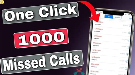 How To Send Unlimited Missed Calls One Click 1000 Missed Calls Live