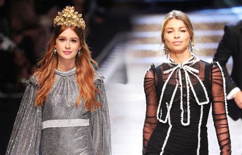 Em Vídeo Assista Grazi Massafera E Marina Ruy Barbosa Desfilando Para A Dolce And Gabbana Vogue