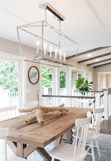 Elsie Interiors Kitchen Dining Beachy Dining Room Coastal Farmhouse