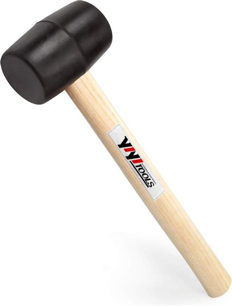 Buy Yiyitools Yy 2 005 Rubber Mallet Hammer With Wood Handle8 Oz