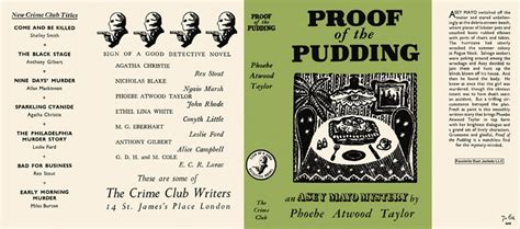 Proof Of The Pudding Phoebe Atwood Taylor