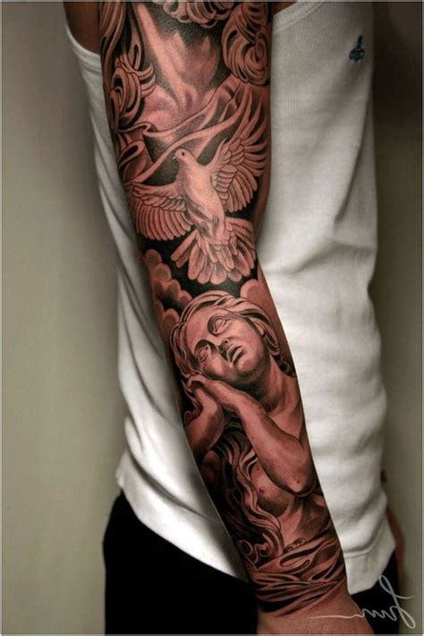 Image Result For Angel Sleeve Tattoo Click For More Tattoo Sleevetattoo Angel Sleeve